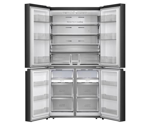 Hisense, Total No Frost, 609 L, korkeus 179 cm, musta - SBS-jäähdytin