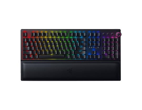 Razer BlackWidow V3 Pro keltainen kytkin, SWE, must - Juhtmevaba klaviatuur