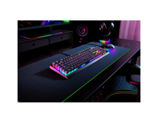 Razer BlackWidow V4 X, vihreä kytkin, mekaaninen, SWE, musta - näppäimistö