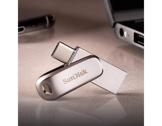 SanDisk Ultra Dual Drive Luxe, USB-A, USB-C, 1 TB - Mälupulk