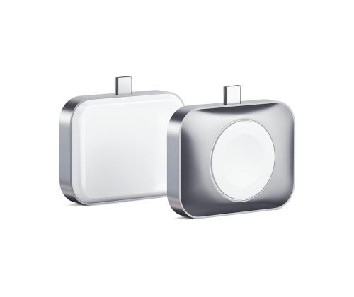 Satechi Kaksipuolinen 2-in-1 USB-C-laturi Apple Watchille ja Airpodsille - Laturi - Laturi