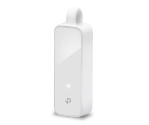 TP-Link UE300, USB 3.0 -> Ethernet, valkoinen - Verkkosovitin