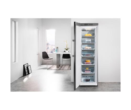 Whirlpool, 263 L, 188 cm, ruostumatonta terästä - Pakastekaappi
