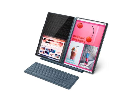 Lenovo Yoga Book 9 13IRU8, 13,3", 2,8K, OLED, kosketusnäyttö, i7, 16 Gt, 1 TB, ENG, turkoosinsininen - Kannettava