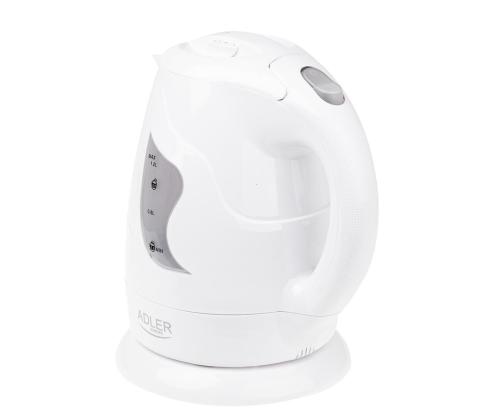 Adler, 850 W, valkoinen - Vedenkeitin, sähkökäyttöinen