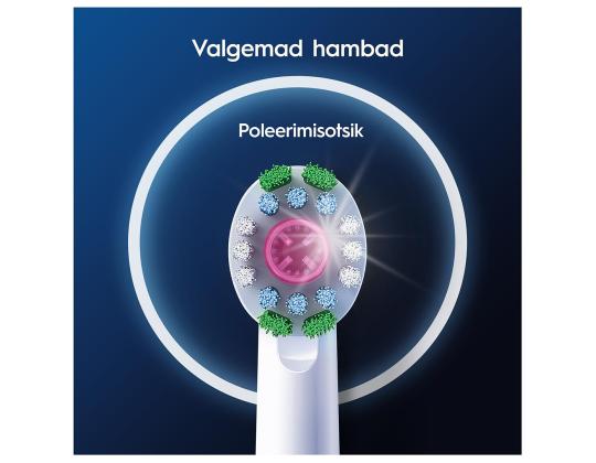 Braun Oral-B Pro 3D White, 2 tk, valkoinen - Varuharjad