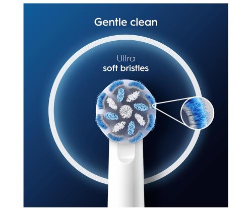 Braun Oral-B Sensitive Clean Pro, 2 kpl, valkoinen - Varaharjat
