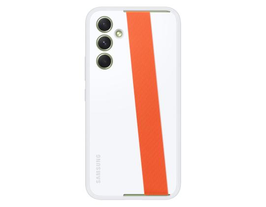 Samsung Silicone Haze Grip Case, Galaxy A54, valkoinen - kotelo