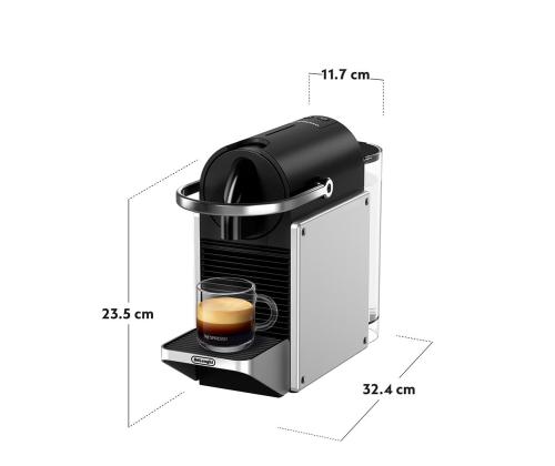 Nespresso Pixie, hopea - Kapselikahvinkeitin