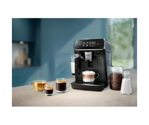 Philips Series 2300, kiiltävä musta - Täysin automaattinen espressokeitin