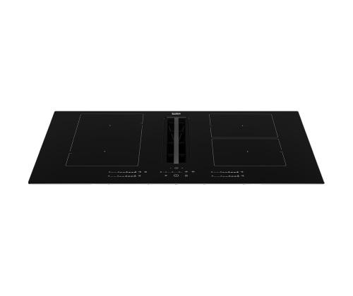 Beko, leveys 80 cm, musta - Integroitu induktiokeittotaso, jossa on ilmanpuhdistin