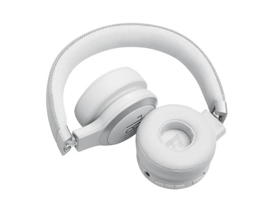 JBL Live 670NC, mukautuva melunvaimennus, valkoinen - langattomat korvakuulokkeet