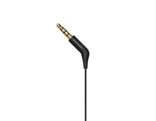 Philips TAE1105BK, 3,5 mm, musta - langalliset in-ear kuulokkeet