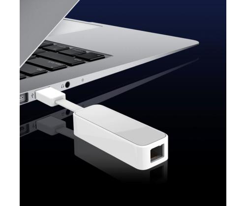 TP-Link UE300, USB 3.0 -> Ethernet, valkoinen - Verkkosovitin