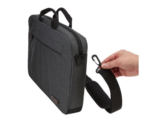 Case Logic Era Attaché, 15,6", tummanharmaa - Kannettavan tietokoneen laukku