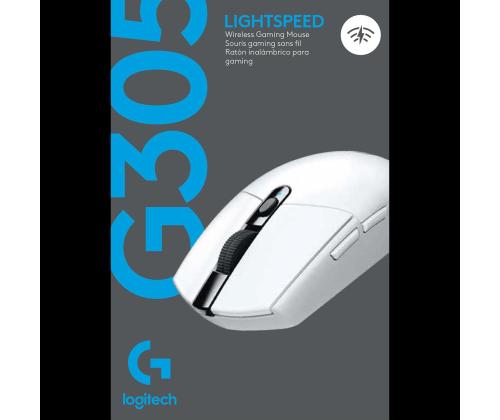 Logitech G305, valkoinen - Langaton optinen hiiri