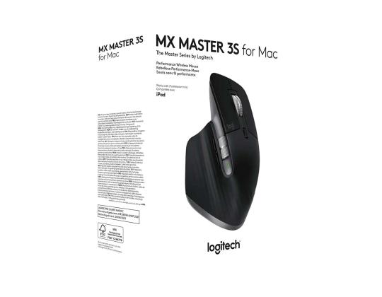 Logitech MX Master 3S, äänetön, musta - Langaton hiiri Macille
