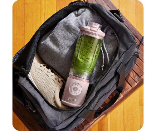 Ninja Blast Max, vaaleanpunainen - Kannettava johdoton tehosekoitin