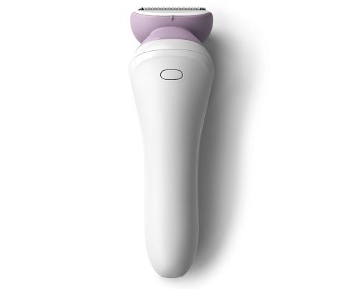 Philips Lady Shaver Series 6000, märkä- ja kuivakäyttö, valkoinen/violetti - Johdoton parranajokoneet