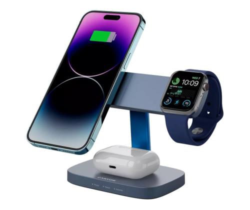 Canyon WCS-310, tummanharmaa/sininen - Langaton latausteline