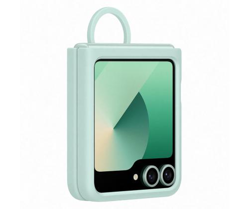 Samsung silikonikotelo, Galaxy Flip6, vihreä - Silikoni kotelo - Silikonikotelo