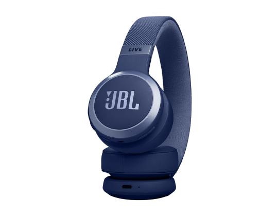 JBL Live 670NC, mukautuva melunvaimennus, sininen - langattomat korvakuulokkeet