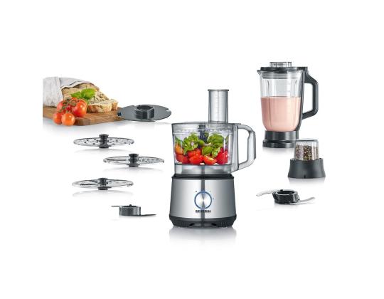 Severin, 1,5 L/1,5 L, 1200 W, ruostumaton teräs - Monitoimikone