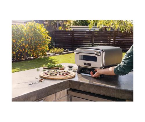 Ninja Artisan, harmaa - Sähkökäyttöinen ulkouuni ja ilmakäristin