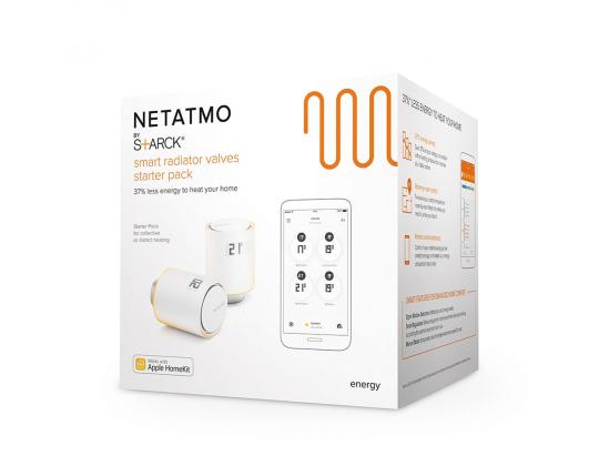 Netatmo Smart Radiator Valves Starter Pack -sarja jäähdyttimen termostaatteja