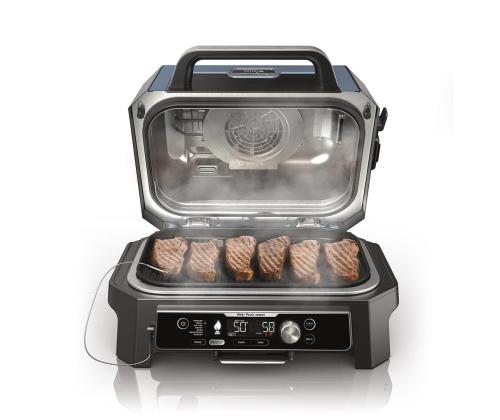 Ninja Woodfire Pro Connect XL, sininen/musta - Ulkogrilli