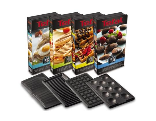 Tefal Snack Collection, 700 W, ruostumaton teräs - Sandwich-grilli vaihdettavilla levyillä