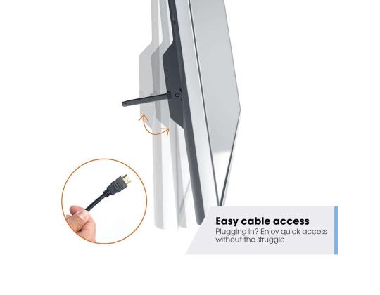 Vogelin TVM 3403 kiinteä, 32´´-77´´, musta - Kiinteä TV-seinäteline