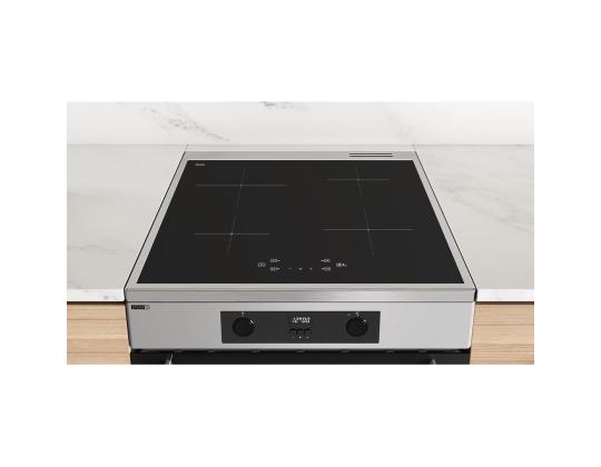 Whirlpool, 83 L, ruostumaton teräs - Vapaasti seisova induktioliesi