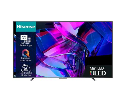 Hisense U7KQ, 100'', Ultra HD, Mini LED, musta - TV-sarja