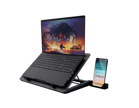 Trust GXT 1125, enintään 17,3", musta - Jäähdytysteline