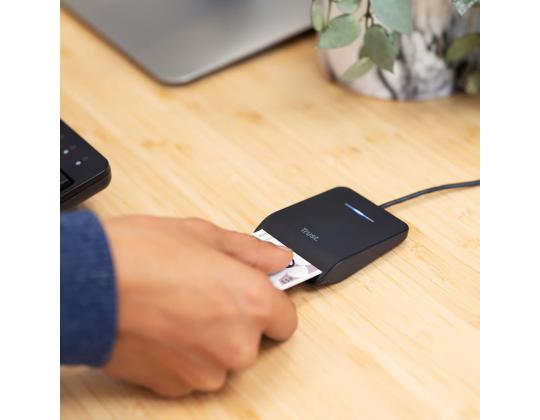 Trust Primo, USB-A, must - ID-korttilugeja