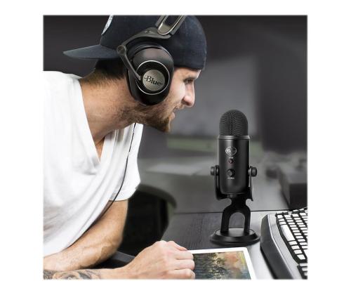 Blue Yeti, USB, musta - mikrofoni