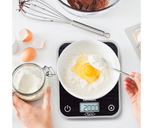 Tefal Optiss, tummanharmaa - Keittiövaaka