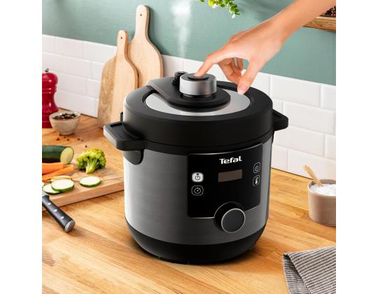 Tefal Turbo Cuisine & Fry, 1200 W, musta - Moni- ja painekattila