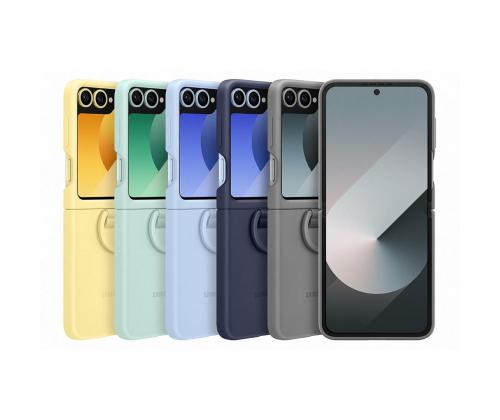 Samsung silikonikotelo, Galaxy Flip6, keltainen - Silikonikotelo - Silicone Case