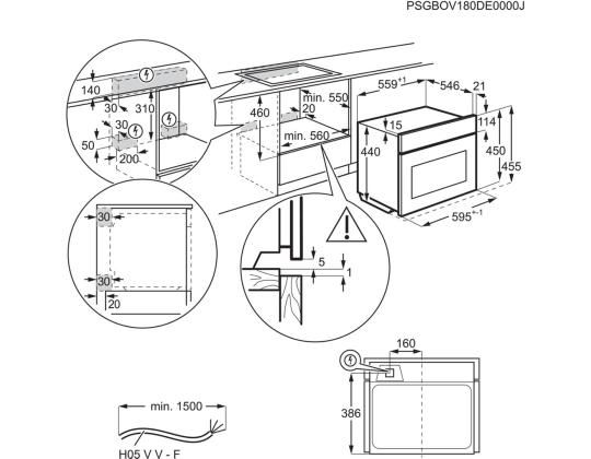 Electrolux, 42 L, 1000 W, valkoinen - Integroitu mikroaaltouuni grillillä