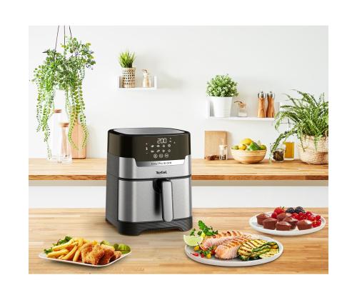 Tefal Easy Fry & Grill, 1400 W, ruostumatonta terästä - Kuumailmapannu