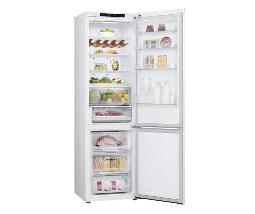 LG, NoFrost, 387 L, korkeus 203 cm, valkoinen - Jääkaappi ja pakastin