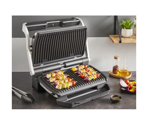 Tefal OptiGrill+ XL, 2000 W, ruostumaton teräs - Pöytägrilli