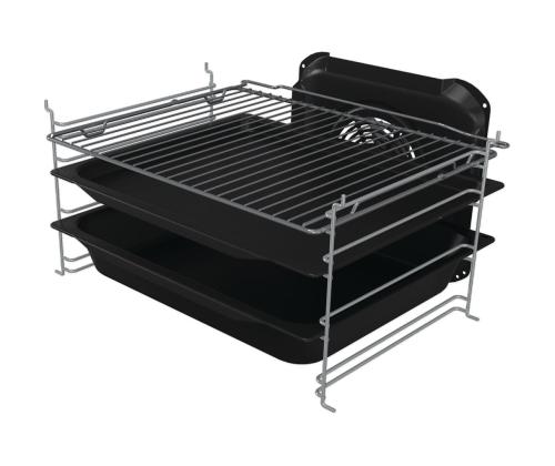 Gorenje, retro, 70 L, musta - Vapaasti seisova keraaminen liesi