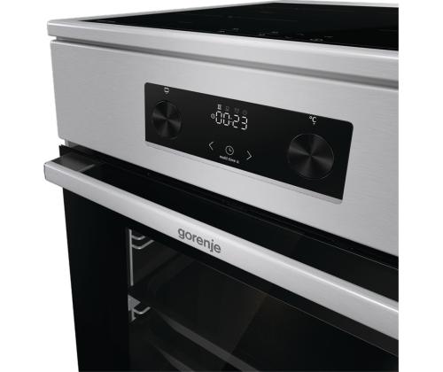 Gorenje, 70 L, leveys 50 cm, ruostumatonta terästä - Induktioliesi, jossa on sähköliesi