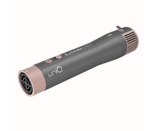 GA.MA Vibrance Uniq, 1500 W, tummanharmaa/vaaleanpunainen - Hiustenmuotoilulaite