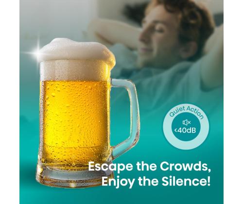 Hisense, 5 L, tummanharmaa - Olutannostelija