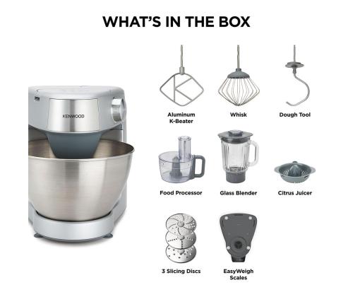 Kenwood Prospero+, 1000 W, hopea - Ruoankäsittelykone - Ruokaprosessori