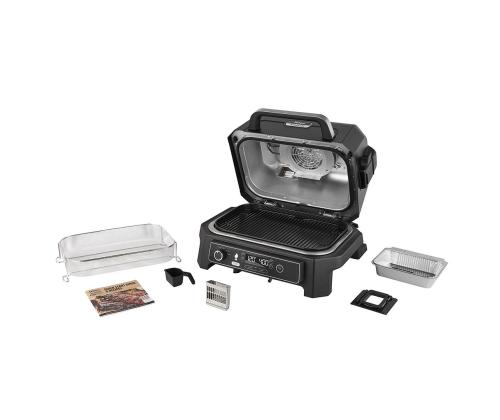 Ninja Woodfire Pro XL, musta - Sähköinen ulkogrilli